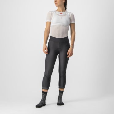 Castelli Velocissima Thermal Radhose Dreiviertel Schwarz Damen 