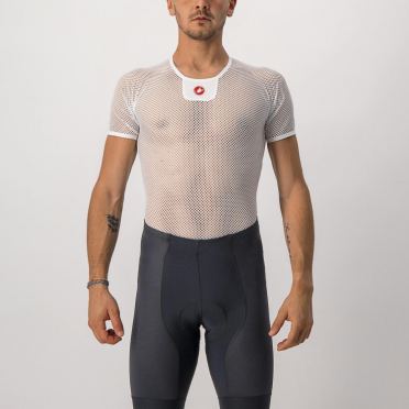 Castelli Core mesh 3 Kurzarm Unterwäsche Weiß Herren 