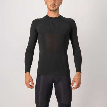 Castelli Core Seamless Unterhemd Langarm Schwarz Herren 