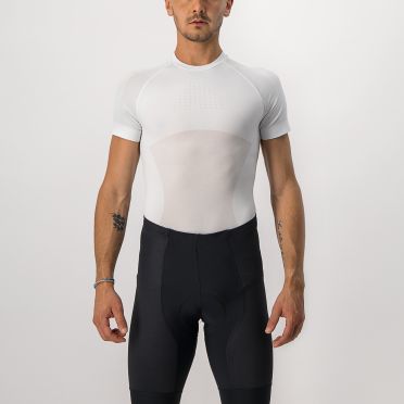 Castelli Core Seamless Unterwäsche Kurzarm Weiss Herren 