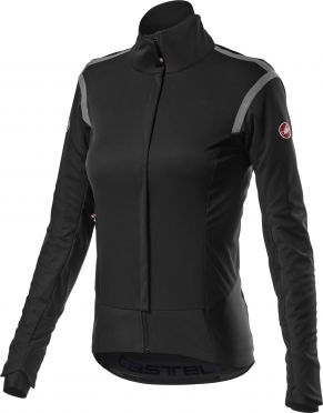 Castelli Alpha RoS Radtrikot lange Ärmel schwarz Damen 