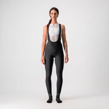 Castelli Velocissima bibtight Trägerhose Schwarz/Rosa Damen 