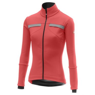 Castelli Dinamica lange Ärmel Jacke Rosa Damen