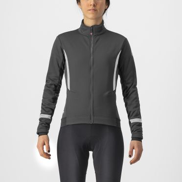 Castelli Dinamica 2 Radjacke Langarm Schwarz Damen 