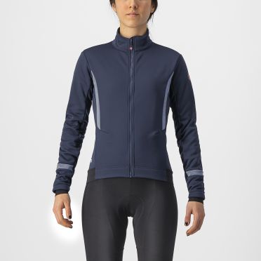 Castelli Dinamica 2 Radjacke Langarm Blau Damen