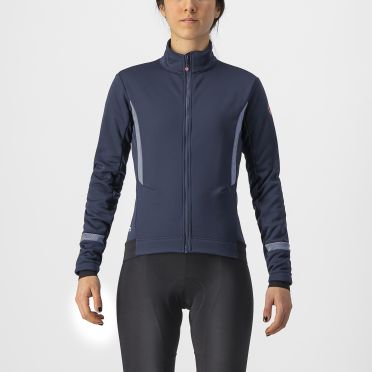 Castelli Dinamica 2 Radjacke Langarm Blau Damen 