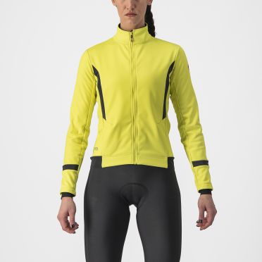 Castelli Dinamica 2 Radjacke Langarm Gelb Damen 