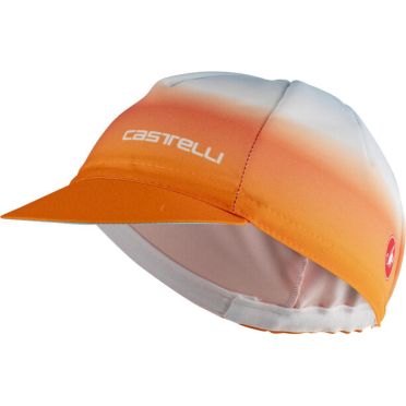 Castelli Dolce Fahrradkappe Orange Damen