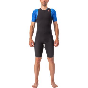 Castelli Elite Swim Skin Kurzarm Schwarz Herren 