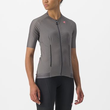 Castelli Endurance Radtrikot Kurzarm Grau Damen 