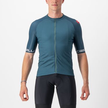 Castelli Entrata Kurzarmtrikot Blau Herren 