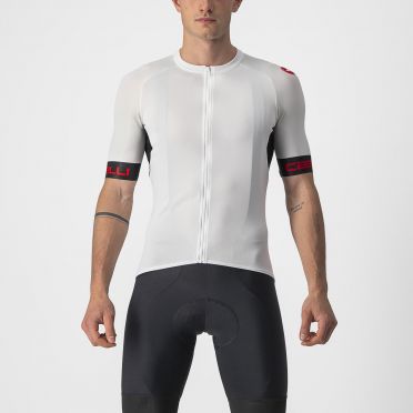 Castelli Entrata VI Kurzarmtrikot Weiss Herren 