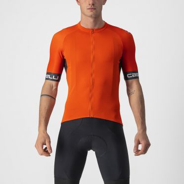 Castelli Entrata VI Kurzarmtrikot Orange Herren 