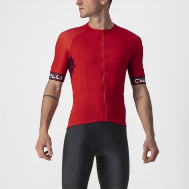 Castelli Entrata VI Kurzarmtrikot Rot Herren 