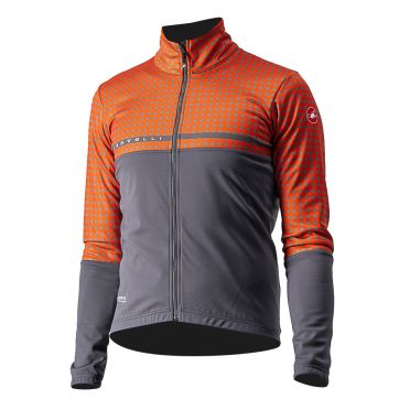 Castelli Finestre Langarm Radjacke hellrot Herren 