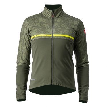Castelli Finestre Langarm Radjacke Grun Herren