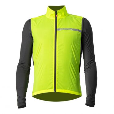 Castelli Squadra Stretch ärmellose Weste gelb Herren 