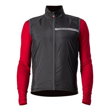 Castelli Squadra Stretch ärmellose Weste Schwarz Herren 