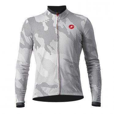 Castelli Pericolo Langarm Radrikot Silbergrau Herren