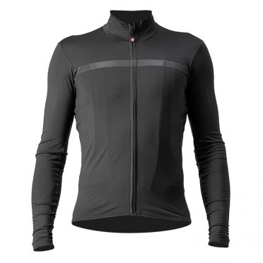 Castelli Pro thermal Mid Langarm Radrikot Schwarz Herren 