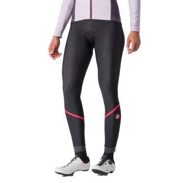 Castelli Velocissima Thermal Radhose Lang black/hibiscus damen 