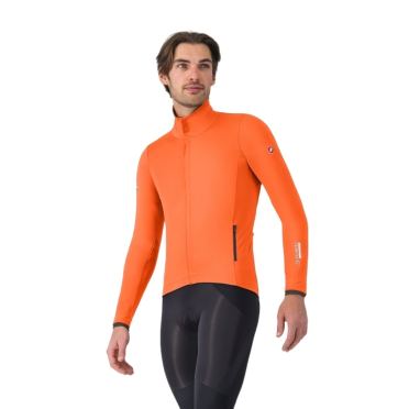 Castelli Alpha 150 radjacke brilliant orange/dark grey herren 
