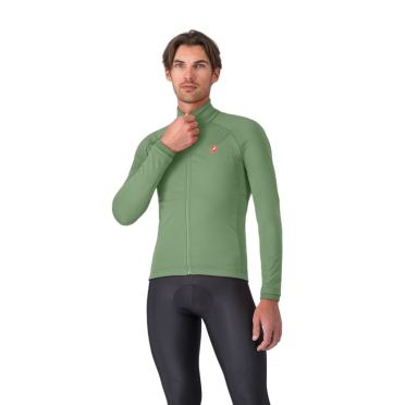 Castelli Competizione langarm fahrradjacke green pepper herren 