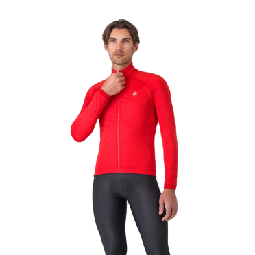 Castelli Competizione langarm fahrradjackerot herren 