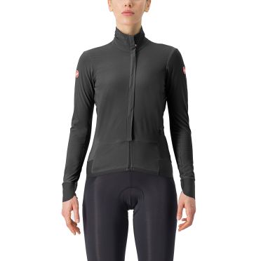 Castelli Alpha Flight RoS Langarm Radjacke Schwarz Damen 