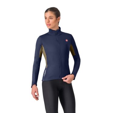 Castelli Entrata 2 W jacket fahrradjacke langarm blau damen