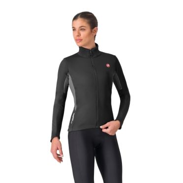 Castelli Entrata 2 W jacket fahrradjacke langarm schwarz damen 