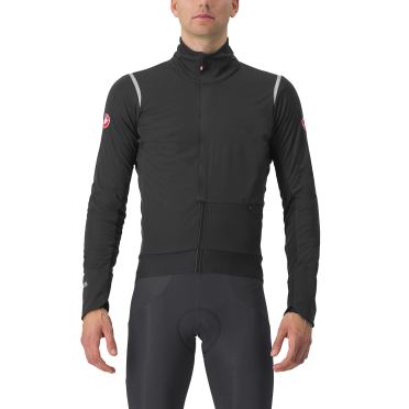 Castelli Alpha Doppio RoS Langarm Radjacke Schwarz Herren 