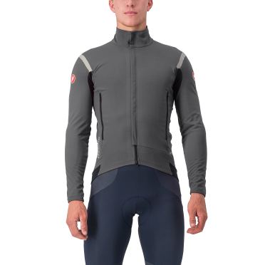 Castelli Perfetto RoS  2 Langarm Radjacke Dunkel Grau Herren 