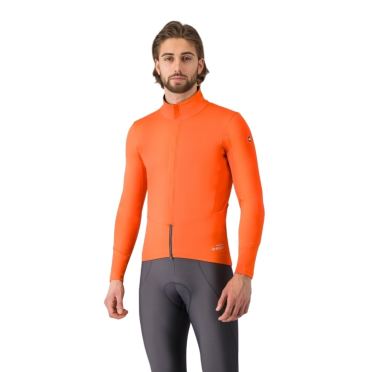 Castelli Perfetto air jacket langarm brilliant orange herren 