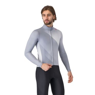 Castelli Amplify Thermal Radtrikot Langarm gray herren 