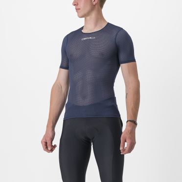 Castelli Pro Mesh 2.0 Kurzarm Unterwäsche Blau Herren 