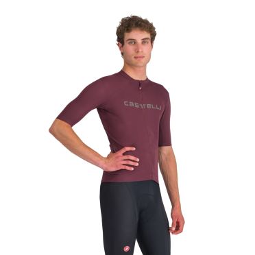 Castelli Prologo Lite radtrikot kurzarm deep bordeaux herren