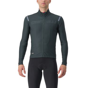 Castelli tutto nano RoS Radtrikot Lange Ärmel Dunkelgrun Herren 