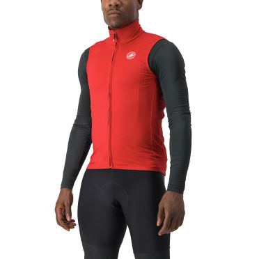 Castelli Pro thermal mid Radweste Armellos Rot Herren 