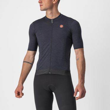 Castelli Essenza Radtrikot Kurzarm Schwarz Herren 