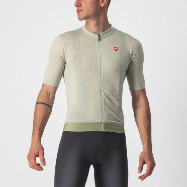 Castelli Essenza Jersey Kurzarm Grun Herren 