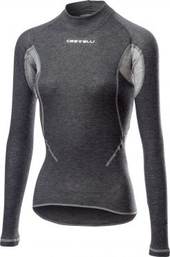 Castelli Flanders 2 W warm Unterwäsche Langarm Grau Damen