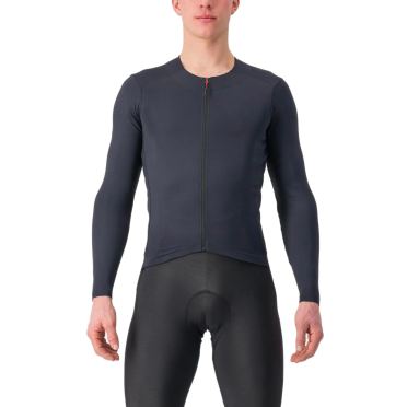 Castelli Fly Jersey Langarm Schwarz Herren 