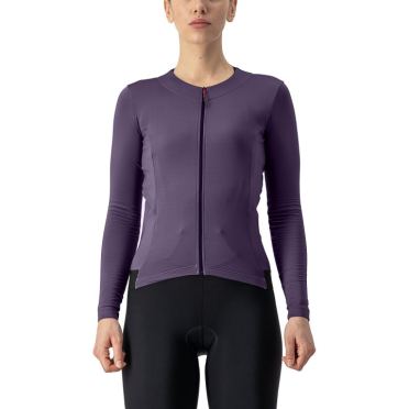 Castelli Fly Jersey Langarm Lila Damen 