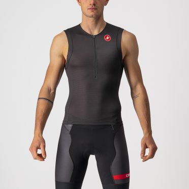 Castelli Free tri 2 ärmelloses Top Schwarz Herren 