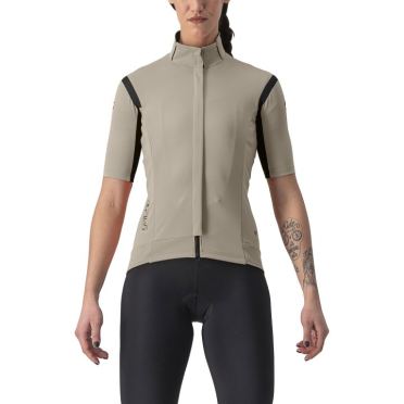 Castelli Gabba RoS 2 Radjacke Kurzarm Lichtgrau Damen 