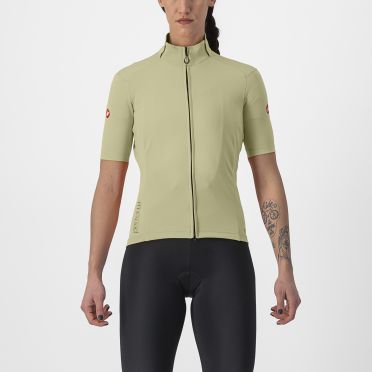 Castelli Perfetto RoS 2 Wind Radtrikot Kurzarm Grun Damen 