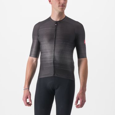 Castelli Aero race 6.0 Kurzarmtrikot Hellesschwarz Herren 