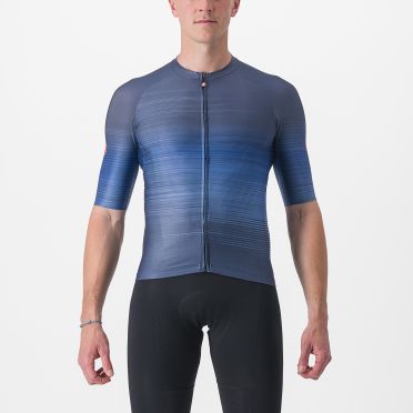 Castelli Aero race 6.0 Kurzarmtrikot Blau Herren 