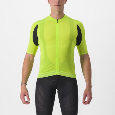 Castelli Superleggera 3 Kurzarmtrikot Grun/Gelb Herren 